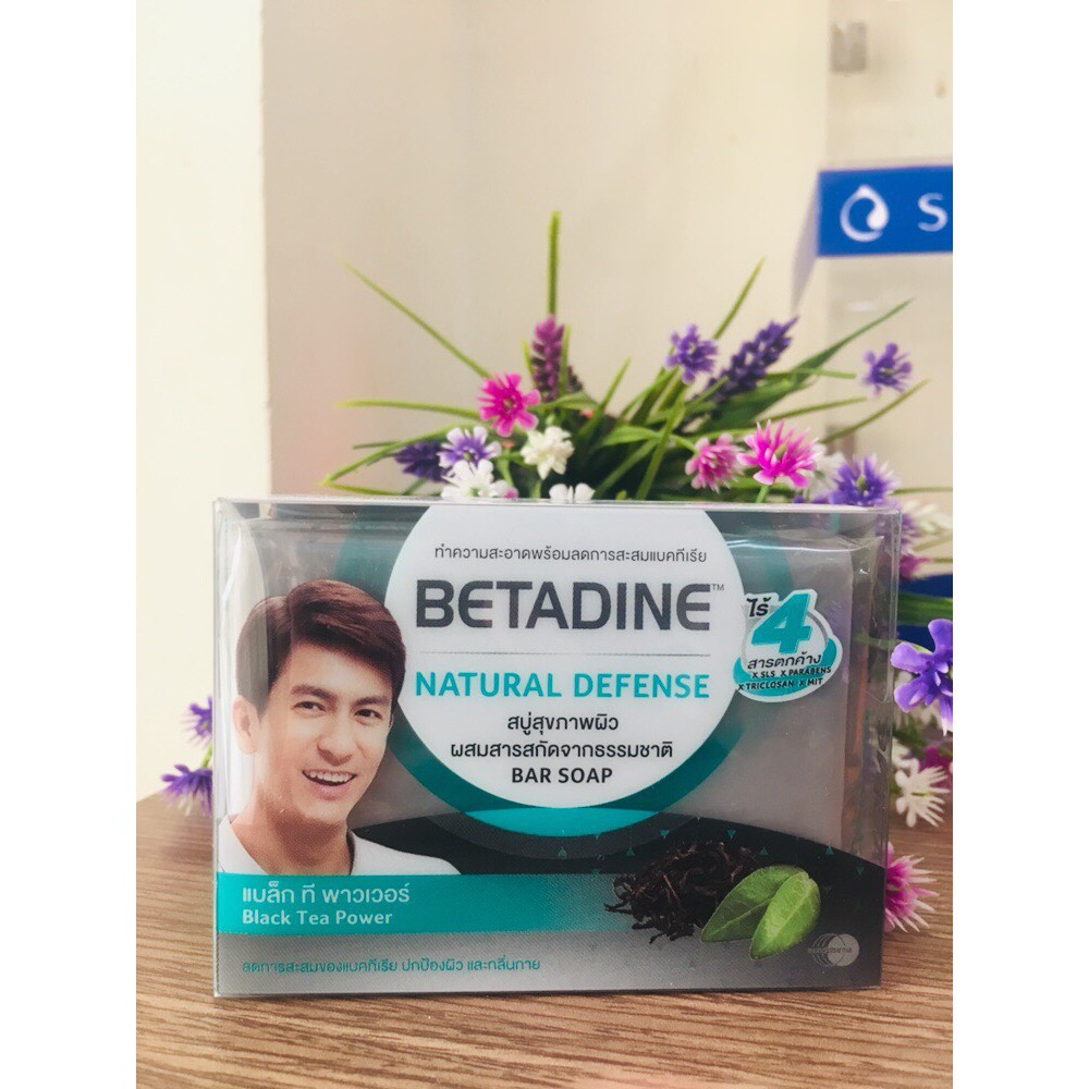 XÀ PHÒNG KHÁNG KHUẨN -BETADINE NATURAL DEFENSE 110g