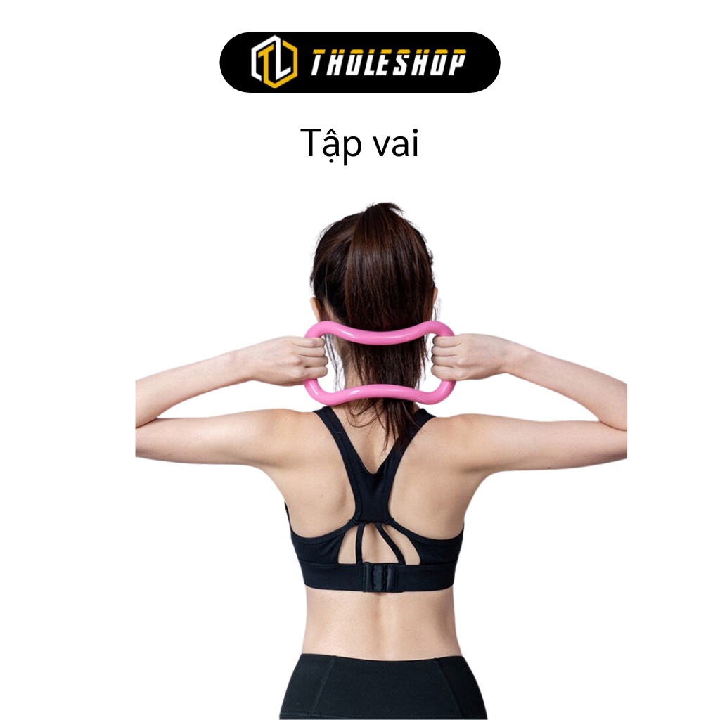 Vòng Tập Yoga - Dụng Cụ Hỗ Trợ Tập Yoga Myring Pilates, Massage, Giãn Lưng, Vai 8298