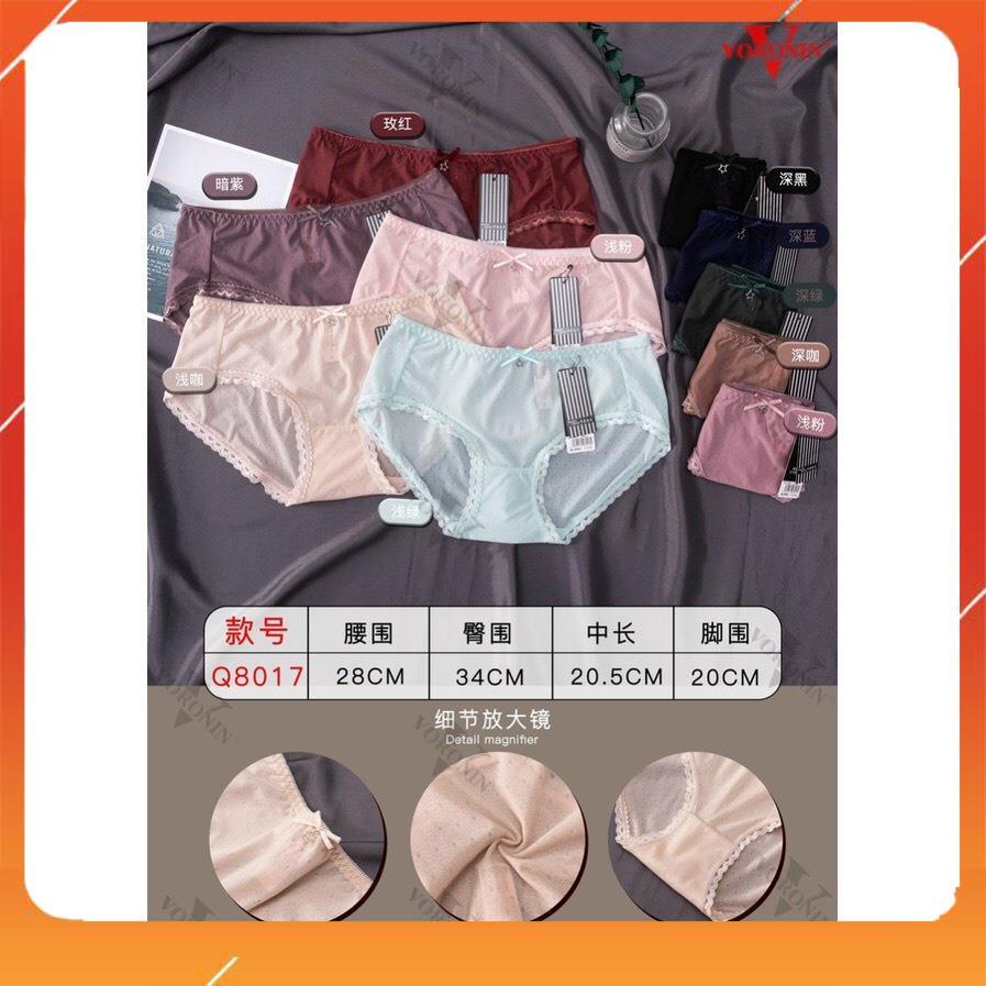 Quần lót nữ thông hơi cao cấp nhẹ tênh thoáng mát viền ren Q2963