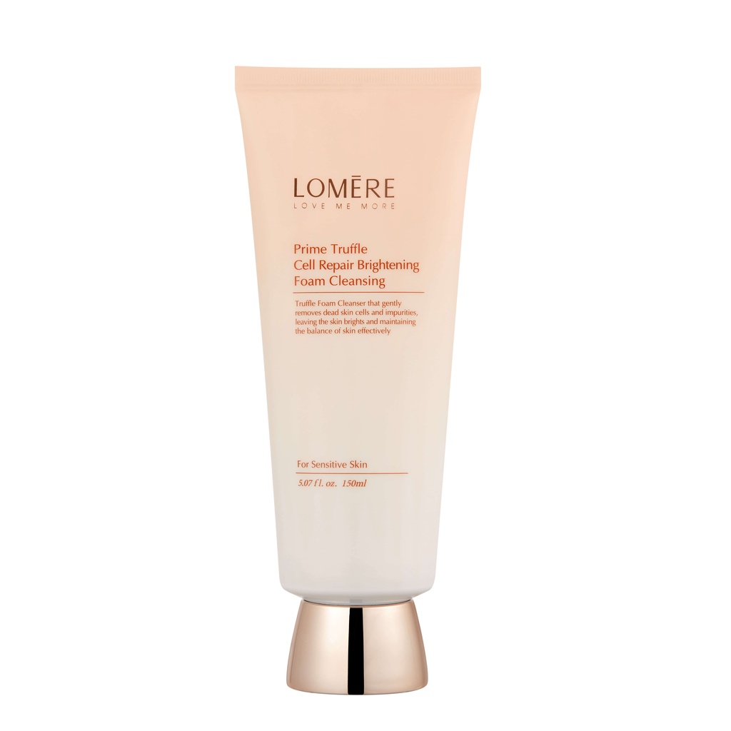 SỮA RỬA MẶT DƯỠNG TRẮNG, PHỤC HỒI DA LOMERE PRIME TRUFFLE CELL REPAIR BRIGHTENING FOAM CLEANSING