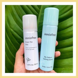 Xịt Khoáng Kiềm Dầu Innisfree No Sebum Setting Spray 50ml
