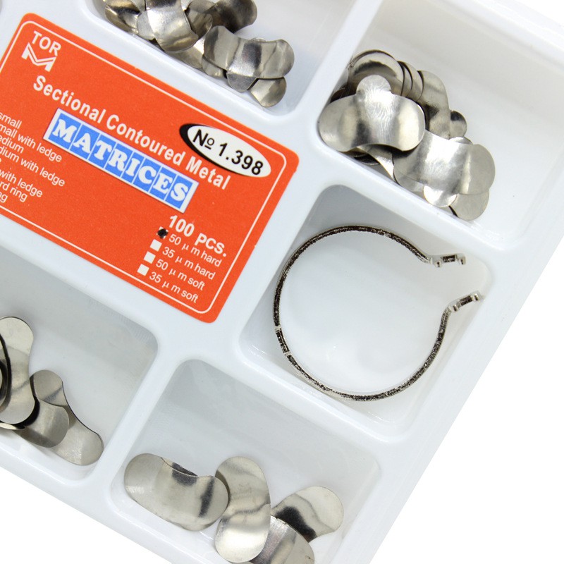 Set 40 kẹp giữ khuôn trám và 100 kẹp cố định cho nha khoa