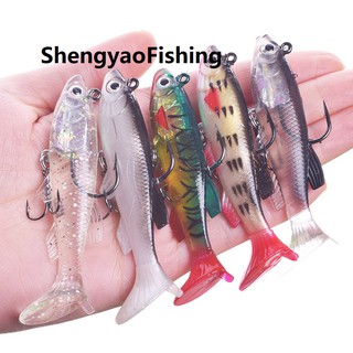 1 mồi câu cá mềm 8.5cm 13g sống động