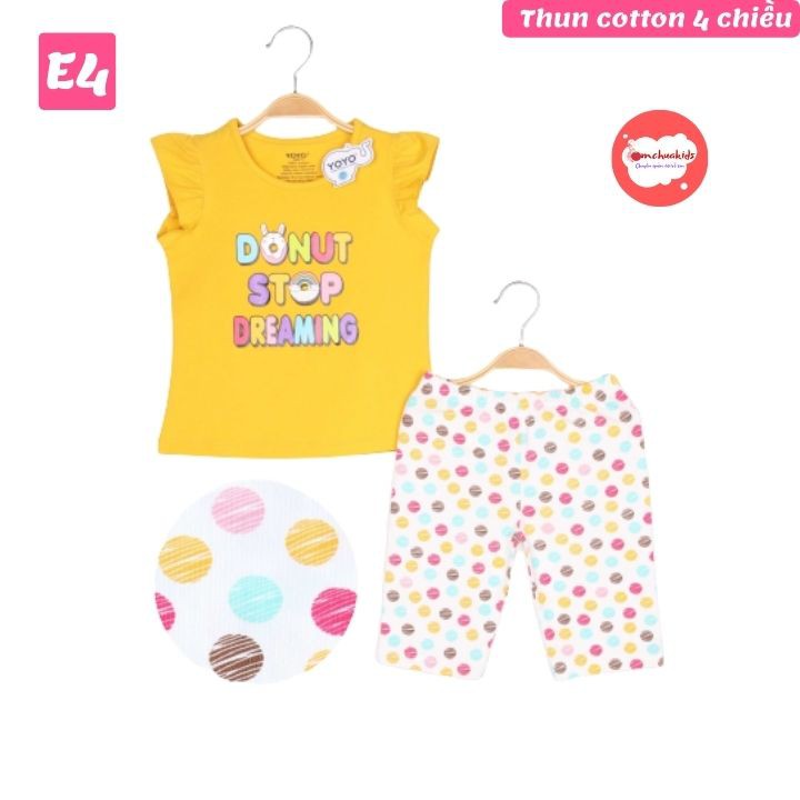 Đồ bộ bé gái yoyo hình pony size đại từ 26-43kg. Chất thun cotton 4 chiều - Tomchuakids