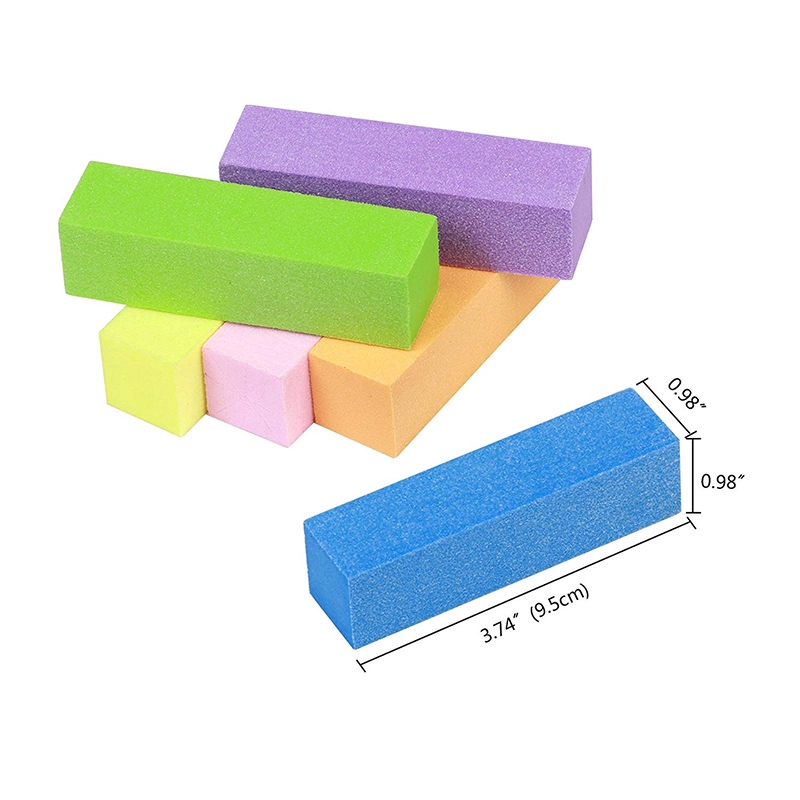 2pcs Buffing Sanding Files Block Manicure Nail Art Tools For Gel Natural & False Nails For Manicurists Professional  OUYOU