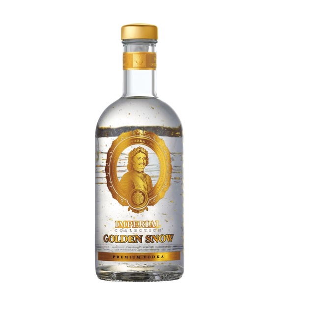 Vỏ chai rượu vodka Sa hoàng gold chai to 1lit của nga