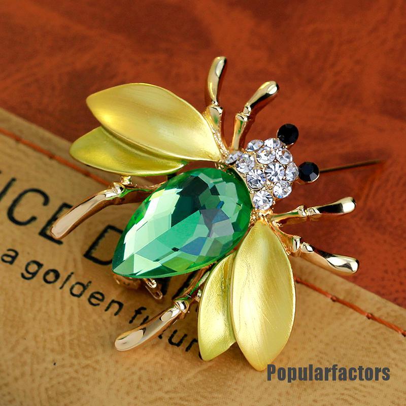 Ghim Cài Áo Hình Viên Kim Cương Nhân Tạo Thời Trang