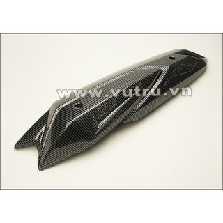 Bộ ốp carbon cho xe NVX 155 (gồm 1 ốp pô, 1 ốp pô E, 1 ốp quạt gió)