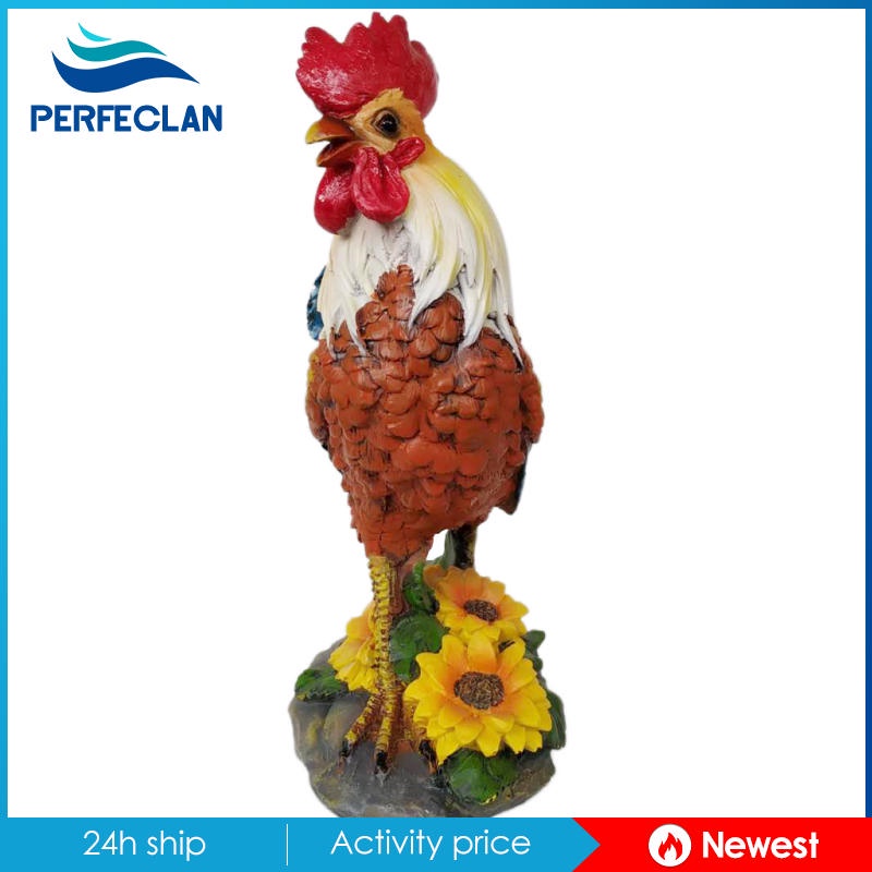 [Perfeclan] Tượng Điêu Khắc Gấu Nâu 9 Inch Trang Trí Sân Vườn Ngoài Trời