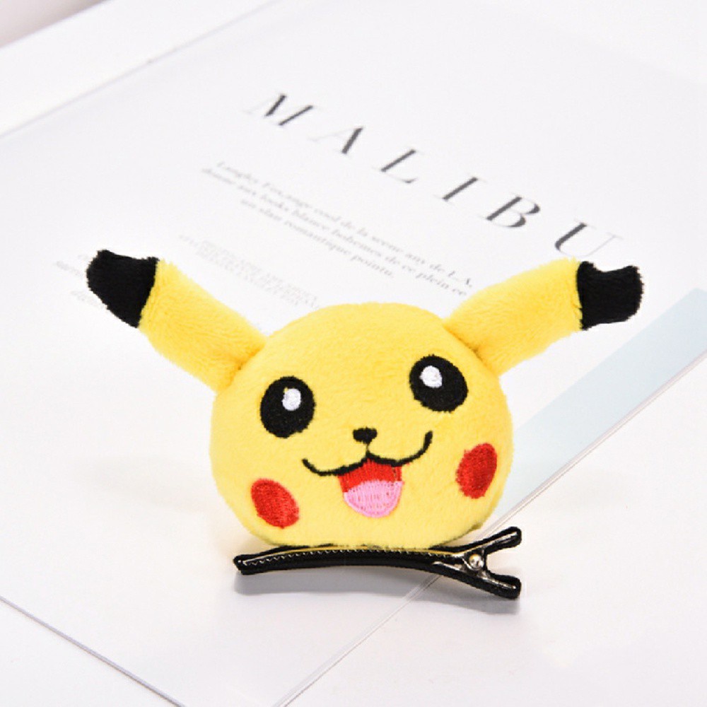 Băng Đô Hình Pikachu Nhồi Bông Nhiều Màu Dễ Thương Cho Bé Gái