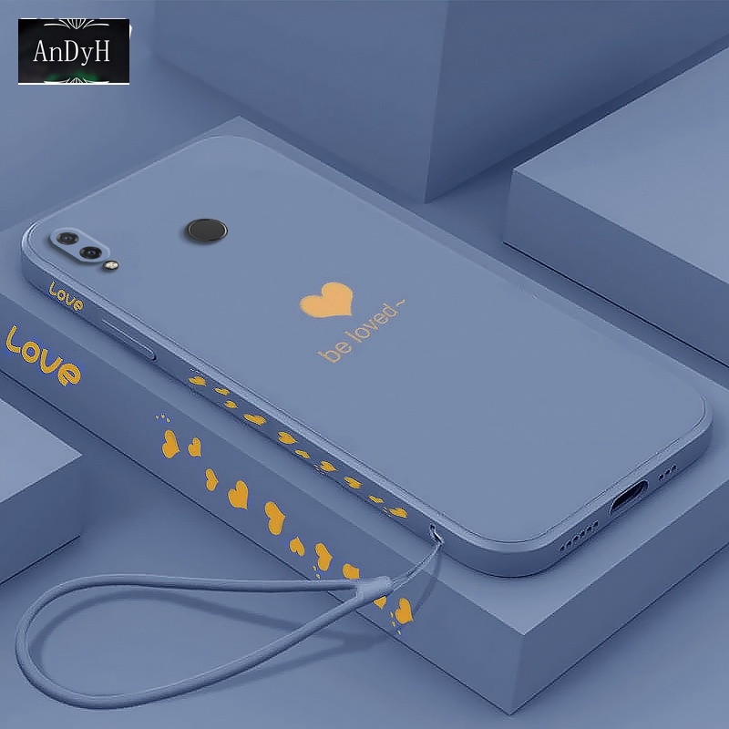 Ốp Điện Thoại Siêu Mỏng Bảo Vệ Máy Ảnh Kèm Dây Đeo Cho Huawei Nova 3i 3 4 4e Y9 2019 Y9 PrIme 2019