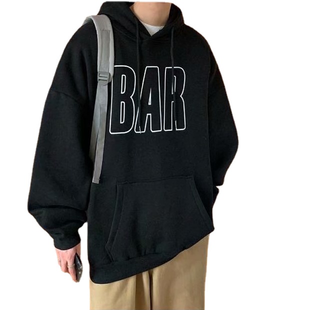 Áo hoodie dáng rộng phong cách hip hop thời trang mùa đông size M-5XL