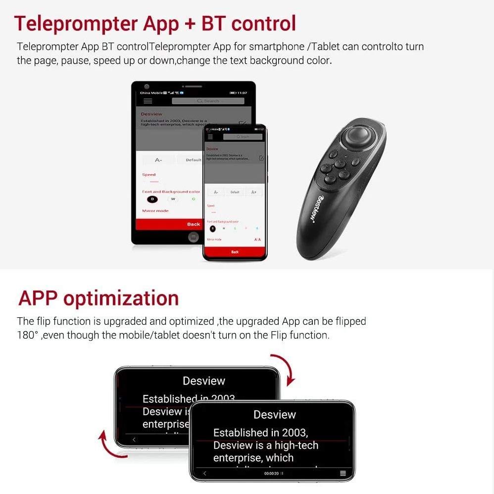 Máy nhắc chữ Telepromter Bestview T2, Máy nhắc chữ mini cho MC, Người thuyết trình