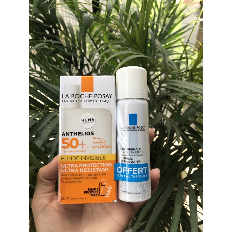 (AUTH- PHÁP) Kem Chống Nắng La Roche-Posay Anthelios Fluide Invisible SPF50+ 50ml