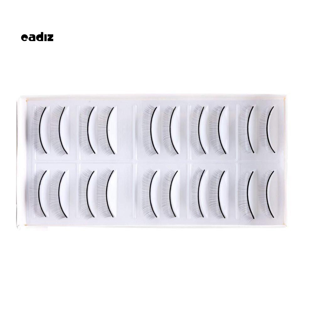 Bộ 10 Cặp Lông Mi Giả Bằng Sợi Nhân Tạo Tự Dính