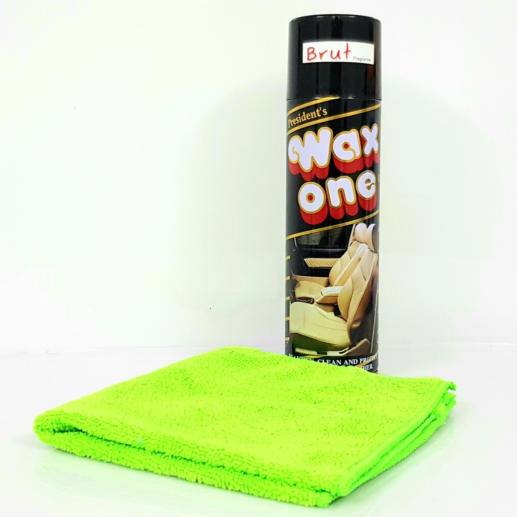 [TẶNG KHĂN] Chai xịt đánh bóng da cao cấp Wax One 450ml