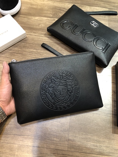 Ví cầm tay Nam Nữ da có sẵn.!! Cluth da