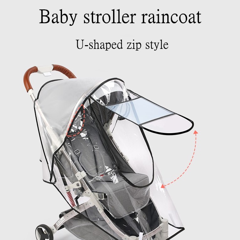 Tấm phủ che mưa cho xe đẩy em bé tiện lợi chất lượng cao