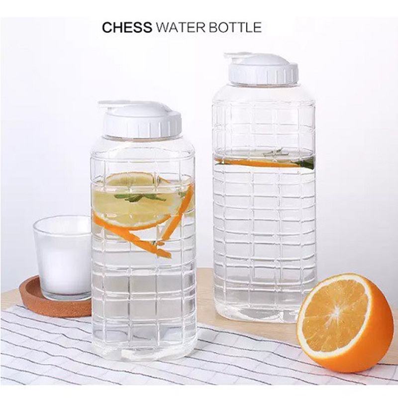 Bình Đựng Nước Lock&amp;Lock Chess Water Bottle HAP810 [1L] HAP812 [1.5L] Nắp Màu Trắng