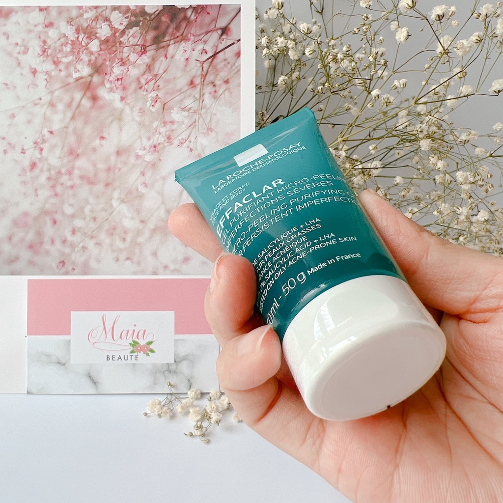 Gel Rửa Mặt La Roche-Posay Hỗ Trợ Giảm Mụn Cho Mặt & Toàn Thân Effaclar Micro-Peeling Purifying Gel 50ml