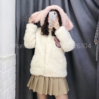 Áo khoác lông thỏ, lông cừu cao cấp