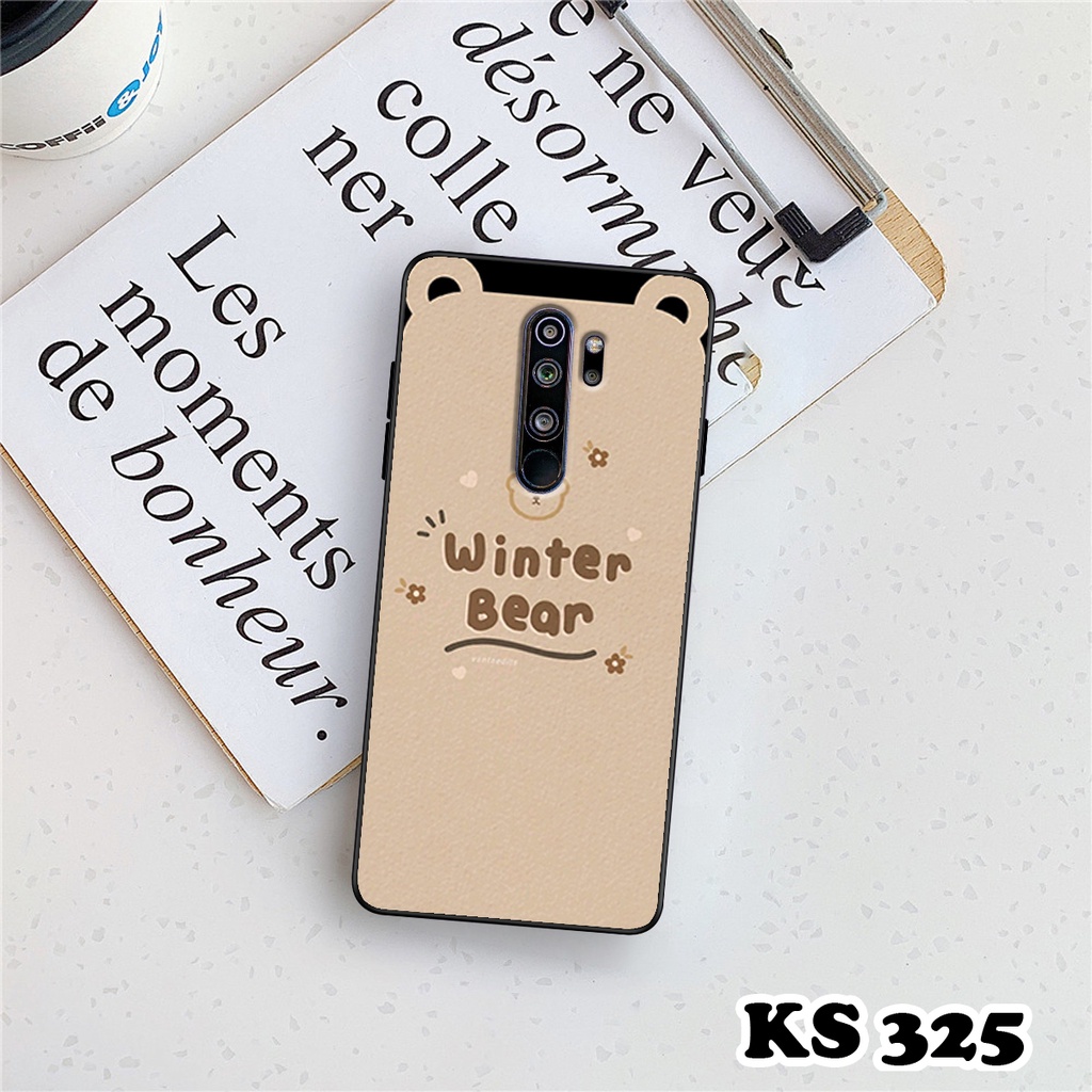 Ốp lưng Xiaomi Redmi Note 8 - Xiaomi Redmi Note 8 Pro - Ốp in hình tai thỏ , lưng nhám viền TPU cao cấp