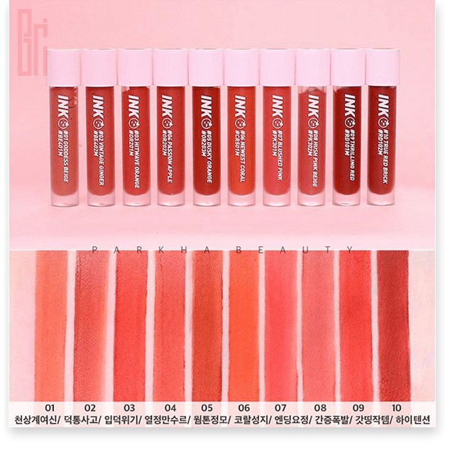 [Mã giảm giá mỹ phẩm chính hãng] [Bán Lỗ, Date 06.2022] Son Kem Lì Peripera Ink Matte Blur Tint 2019