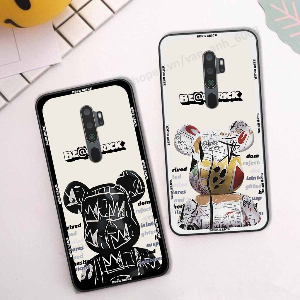 Ốp Oppo A5 2020 / A9 2020 be@r brick mars thời trang, ốp lưng điện thoại viền dẻo siêu chất