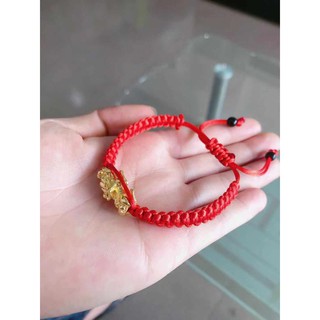 Vòng tay chỉ đỏ tì hưu ( thắt bím )