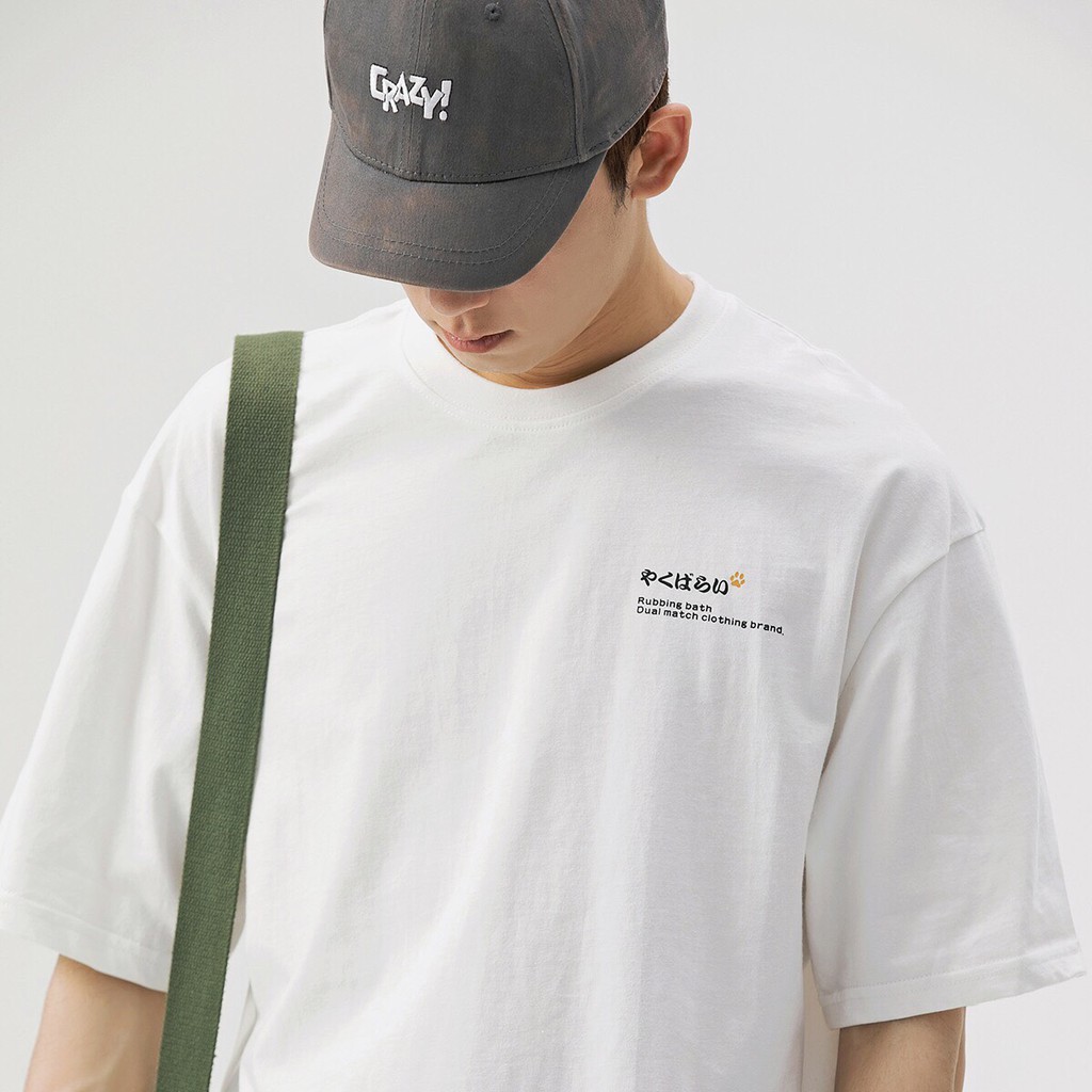 Áo thun tay lỡ form rộng - phông nam nữ cotton oversize - T shirt 5 chú mèo a - 2N Unisex | BigBuy360 - bigbuy360.vn