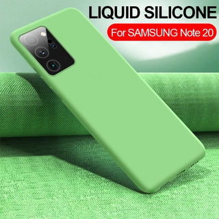 Ốp điện thoại silicon mềm dẻo chống trượt màu trơn dành cho Samsung Galaxy Note 20 Ultra 5G