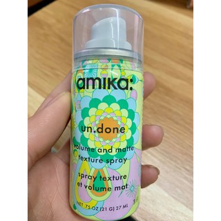 Xịt tạo nếp tóc AMIKA Un Done Volume and Matte Texture Spray 27ml