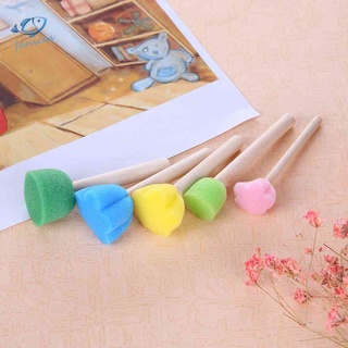 Set 5 Cọ Xốp Vẽ Tranh Cho Bé