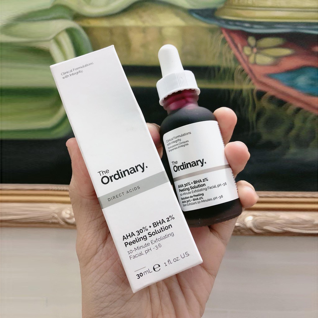 Tẩy da chết hoá học The Ordinary AHA 30% + BHA 2% Peeling Solution