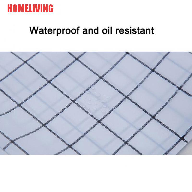 Khăn Trải Bàn Vải Lanh Kẻ Caro Trắng Đen Sang Trọng