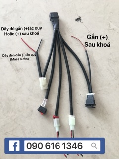 Mạch passing - on/off cho đèn trợ sáng (Tặng công tắc)
