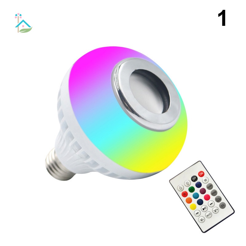 Bóng Đèn LED Đổi Màu Thông Minh Kết Nối Bluetooth Phát Nhạc