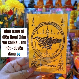 Hình trang trí ốp đt chim vẹt sa-li-ka 🦜🦜