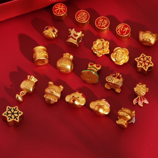 Hạt Làm Vòng Tay diy Phong Cách Dân Tộc Trung Hoa Màu Sắc