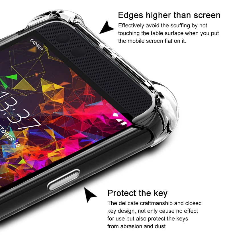 Ốp Điện Thoại TPU Silicon Đệm Khí Chống Sốc Cho Sony Xperia 1 5 10 III XA XA1 XZ XZ1 2 Razer Phone 1
