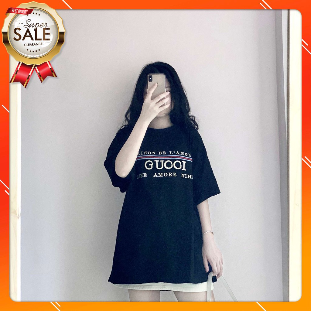 Áo thun, áo phông thêu chữ chất cotton hàng QC cao cấp loại 1