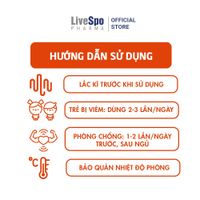 LIVESPO NAVAX - Dung dịch vệ sinh tai, mũi, họng