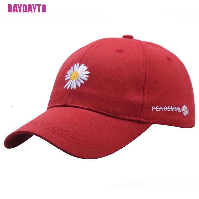 Mũ Lưỡi Trai Thêu Hình Hoa Cúc Dành Cho Nữ