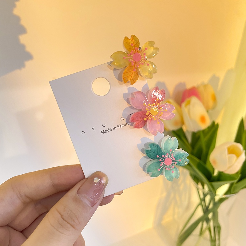 Kẹp Tóc Hình Hoa Mini Thời Trang Hàn Quốc Cho Nữ