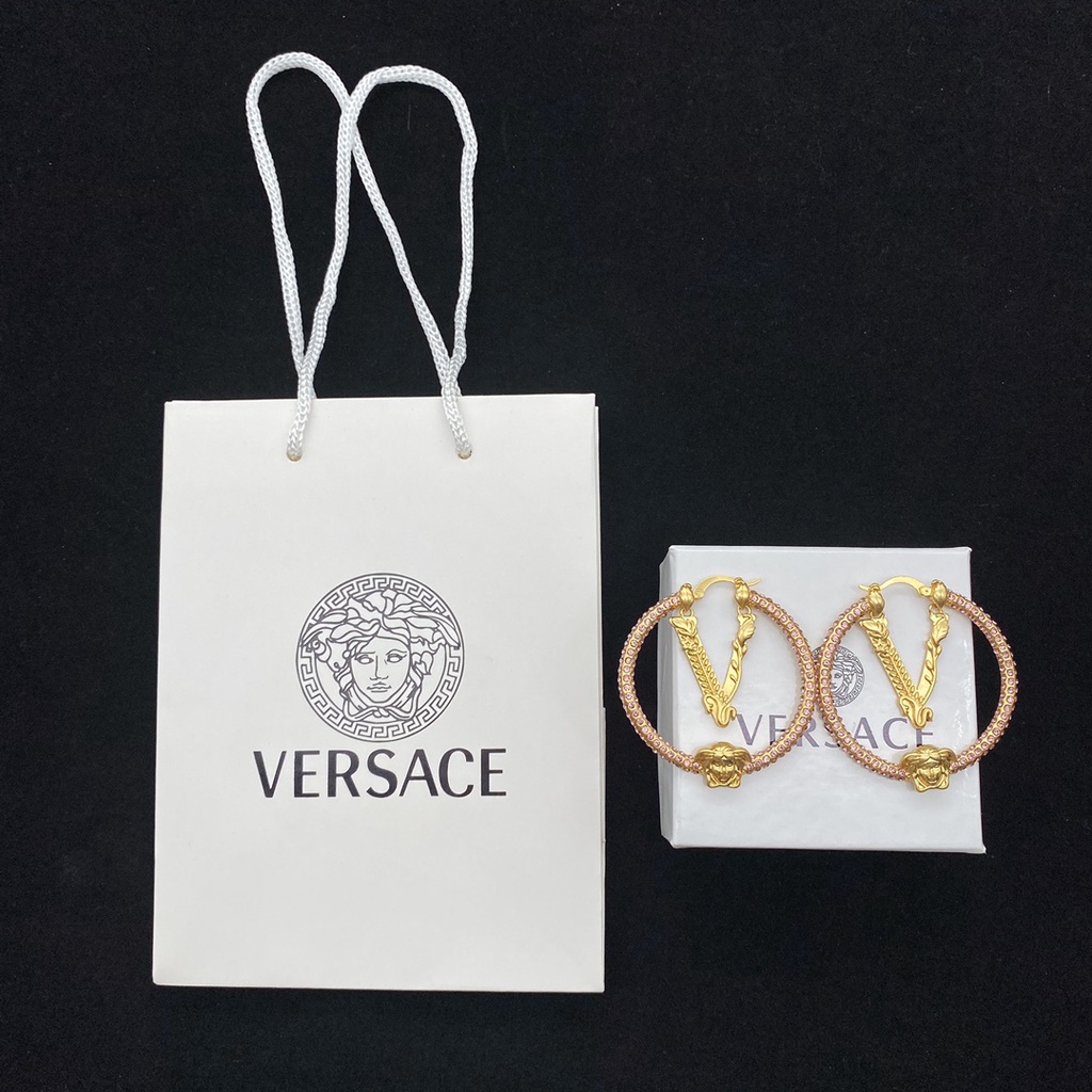 Khuyên Tai Chữ V Bằng Đồng Thau Phong Cách Mới 2022 Thời Trang Cho Nữ