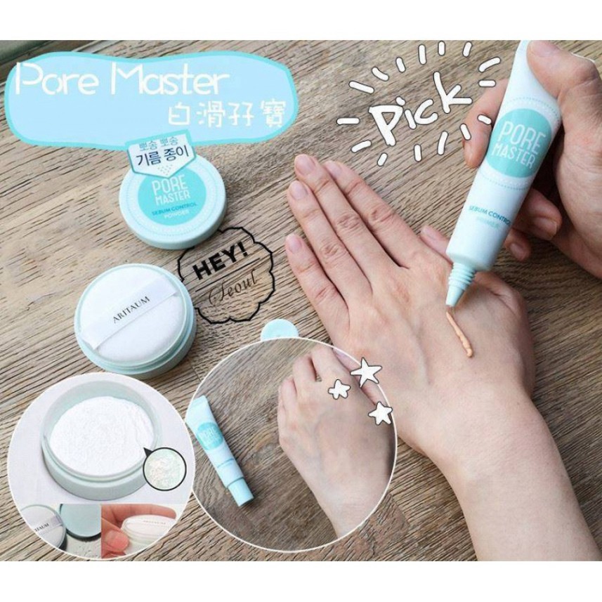 Kem lót kiềm dầu Aritaum Pore Master Sebum Control Primer nk035