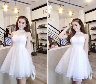 Đầm Yếm Đấp Ren Công Chúa CC