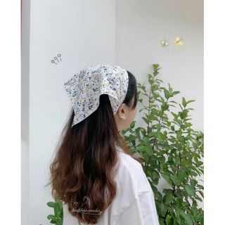 Cột tóc Triangle Turban Hoa/ Bandana