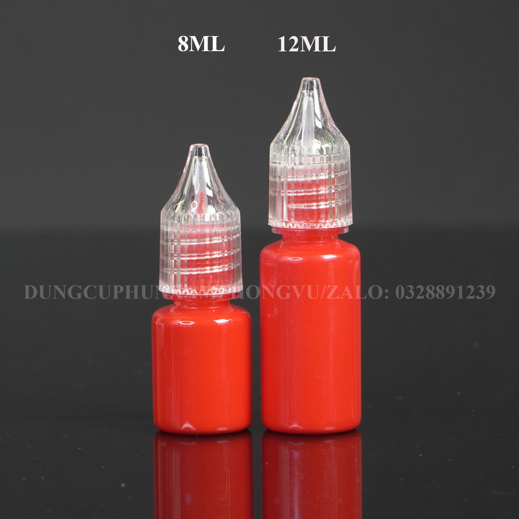 Mực phun xăm AFU lọ test 8ml, 12ml hàng loại 1