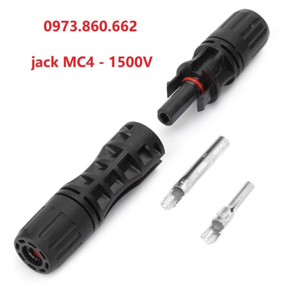 Giắc nối MC4 1500V loại tốt - Giắc nối dùng cho PIN năng lượng mặt trời -TBĐ
